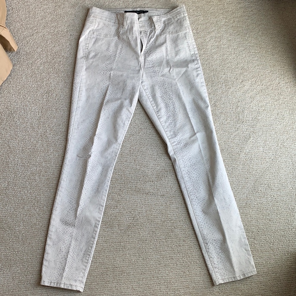 Calvin Klein snakeskin pattern skinny jeans